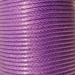 2mm Purple Cotton Wax Cord, Sold per Metre