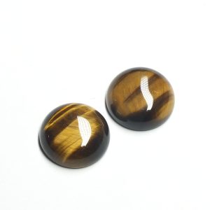 16mm Tiger Eye Coin Cabochon