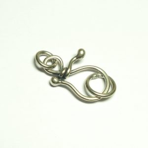 Sterling Silver Hook Clasp 17x9mm