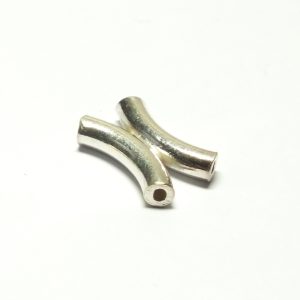 1 x Sterling Silver Pipe Bead, 8.8x6x6mm