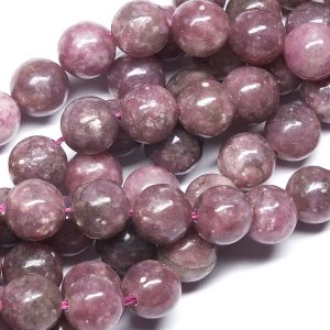 8 mm Lepidolite Round Beads