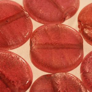 Pink Silver Foil Large Coin