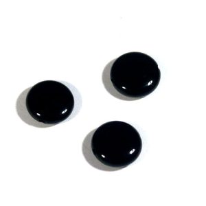 Black Onyx Coin 14mm