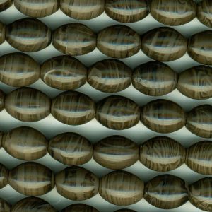 Coffee Jasper Rice Beads 16mm x 12mm