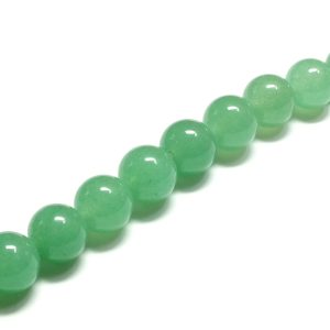 Strand 10mm Dyed Light Green Malay Jade