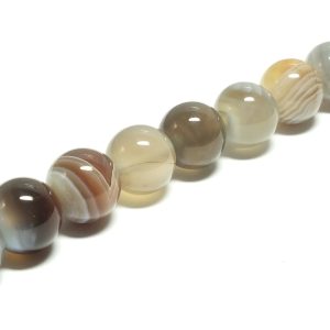 Botswana Agate Rounds 8 mm