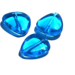Aqua Flat Pebble 18x16mm