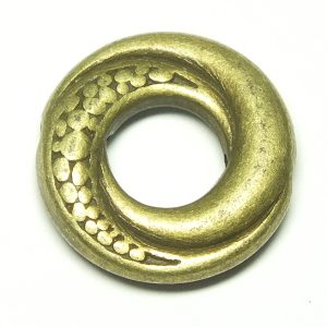 Bronze Colour Metal Doughnut 15x4mm