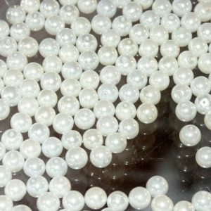 Strand of Approx 140 6mm White Glass Pearls