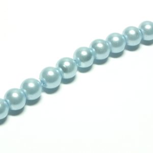 10mm Light Blue Glass Pearl
