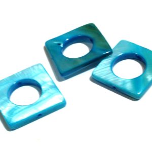 20mm Blue Square Shell