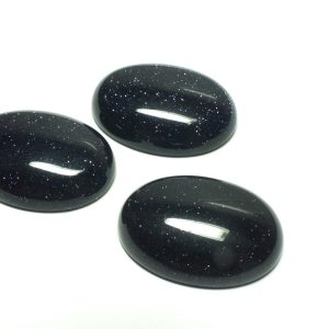 Blue Goldstone Cabochon 30x22mm