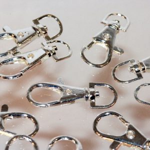 10 x Bag Charm Clasps 38x14mm