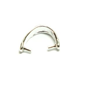 10 x Silver Metal Bail 8x3mm