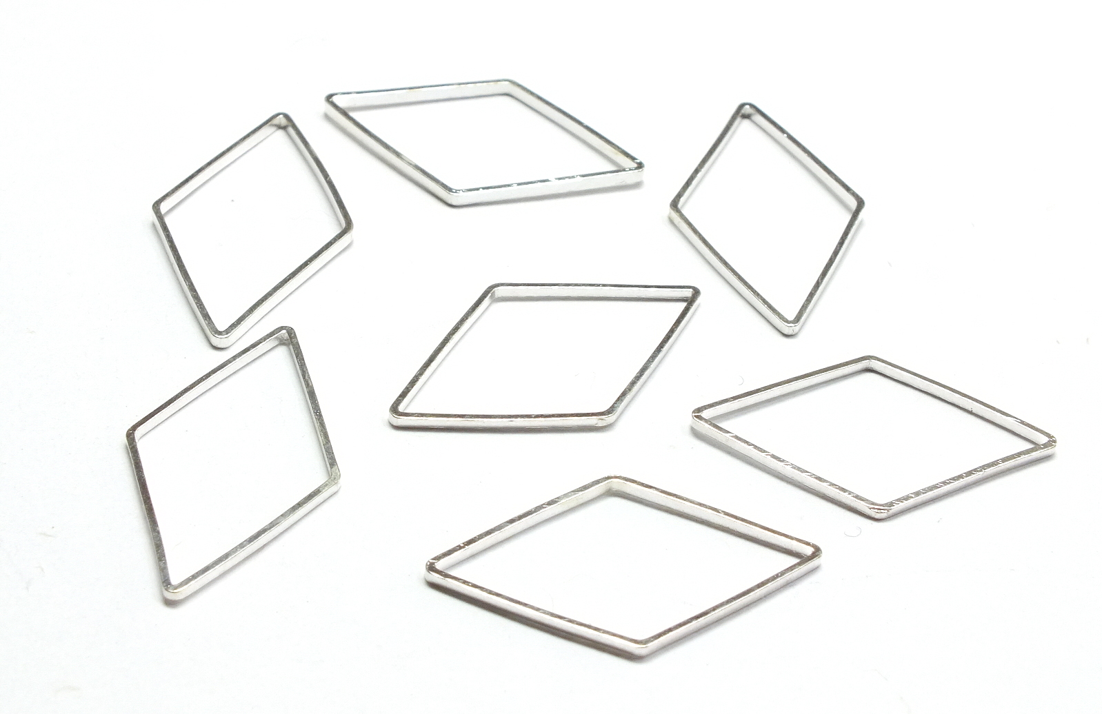 25 x Silver Metal Chain Links 13x23mm