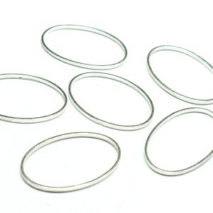 25 x Silver Metal Chain Links 13x20mm