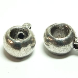 Antique Silver Metal Coloured Bail 16 x 12 x 8 mm