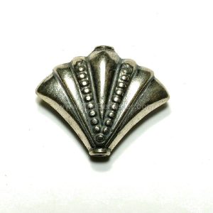 2 X Sterling Silver Beads 16x14x5mm