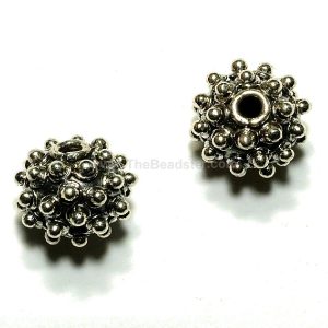 2 X Sterling Silver Beads 10mm