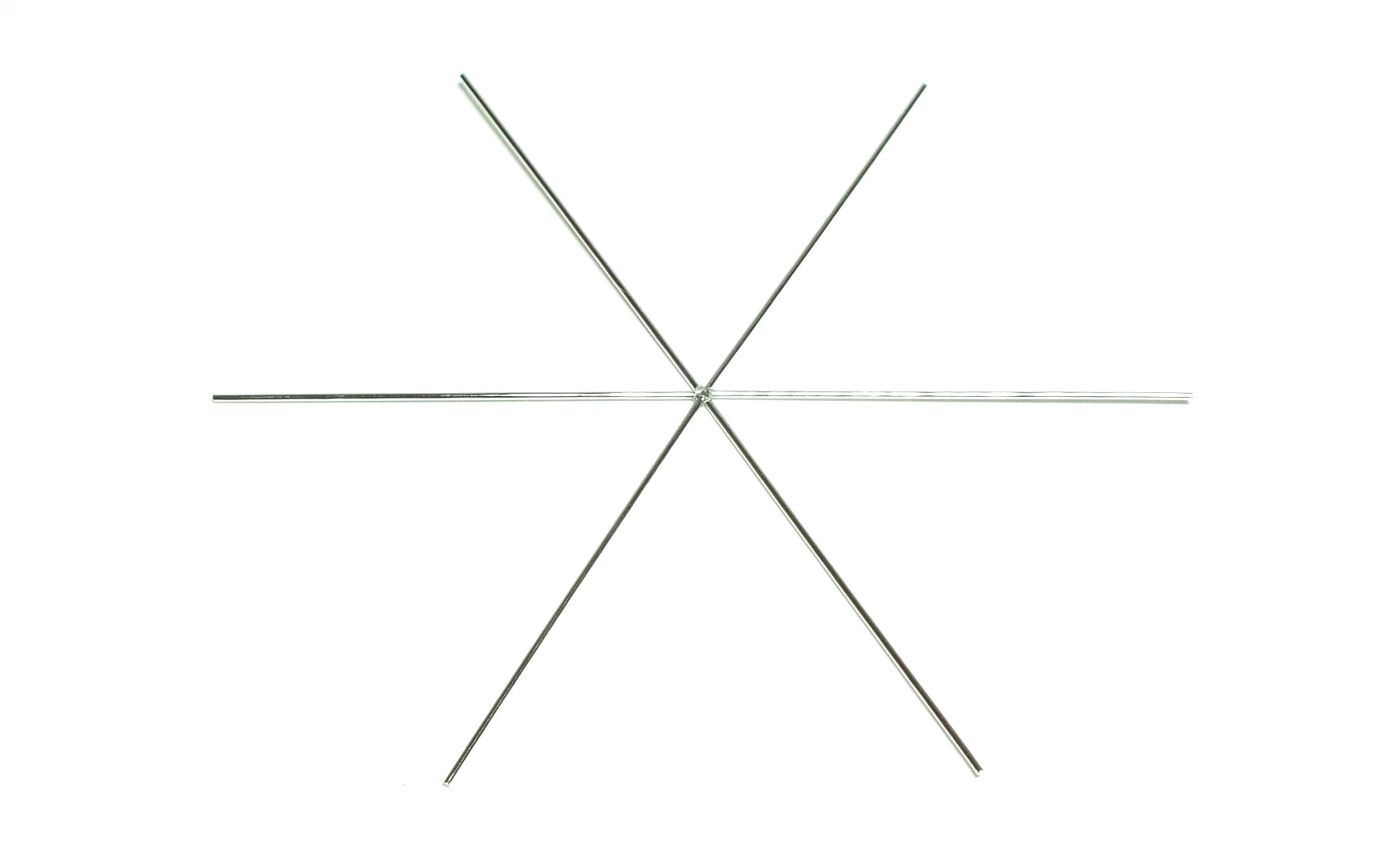 Wire Snowflake Form 4 x Snowflake Wire Forms 225mm – The Beadster
