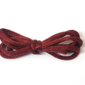 Dark Red 2mm  Rat Tail (Nylon) Cord, Sold per Metre