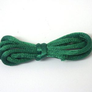 Green 2mm  Rat Tail (Nylon) Cord, Sold per Metre
