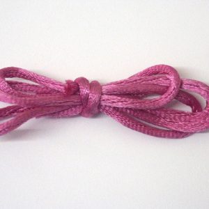 Pink 2mm  Rat Tail (Nylon) Cord, Sold per Metre