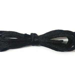 Black 2mm  Rat Tail (Nylon) Cord, Sold per Metre