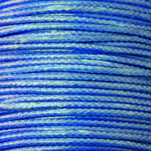 2mm Royal Blue Cotton Wax Cord, Sold per Metre