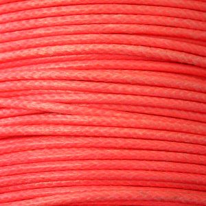 2mm Hot Pink Cotton Wax Cord, Sold per Metre