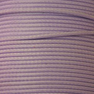 2mm Lilac Cotton Wax Cord, Sold per Metre