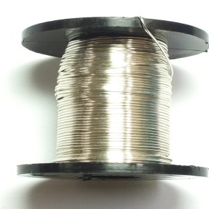 Reel Silver Plated Craft Wire 0.5mmx25m