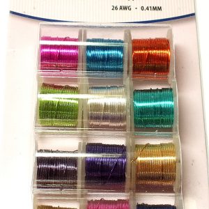 12 x Multipack of Craft Wire 0.41mm