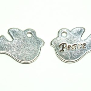 Dove Peace Charm 20x15mm