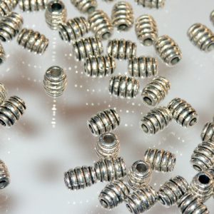 Tibetan Style Silver Metal Bead