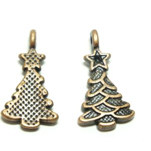 Christmas Tree Charm 21x11mm