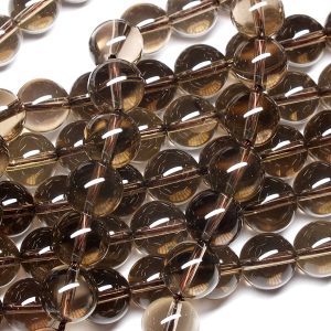 14 mm Smoky Quartz Rounds